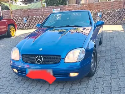 Gebraucht Mercedes SLK200 136 PS (100 kW) 1998 Blau Cabrio