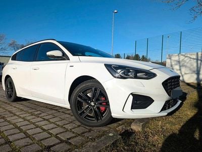 Brugt Ford Focus ST-Line 182 HK (133 kW) 2019 Hvid Stationcar