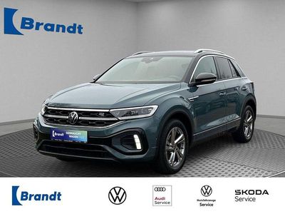 Petroleum blue metallic / deep black per (metallic) Gebraucht 2022 VW T-Roc R-line SUV | 25.490 € (Fairer Preis)