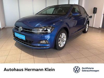 Gebraucht VW Polo Highline 95 PS (69 kW) 2018 Blau Kleinwagen