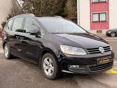 Second-hand VW Sharan Highline 150 CP (110 kW) 2017 Negru Monovolum
