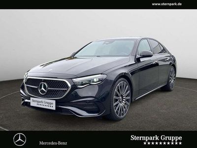 Lack obsidianschwarz Gebraucht 2024 Mercedes E200 AMG Limousine | 55.780 € (Fairer Preis)