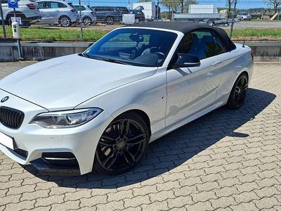 Usata BMW M235 Shadowline 326 CV (239 kW) 2016 Bianco Cabrio