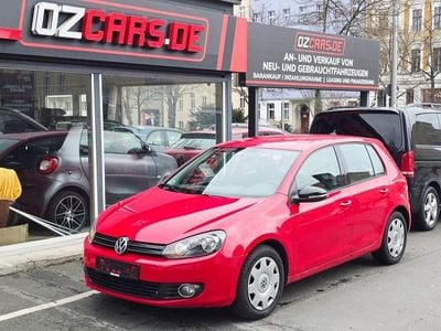 Gebraucht VW Golf VI Comfortline 105 PS (77 kW) 2010 Rot Kleinwagen