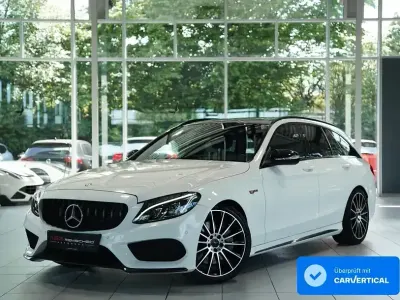 Gebraucht Mercedes C400 AMG line 334 PS (245 kW) 2015 Weiß Kombi