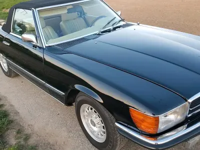 Gebraucht Mercedes SL450 225 PS (165 kW) 1972 Schwarz Cabrio