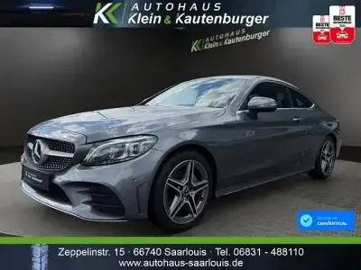 Gebraucht Mercedes C200 AMG line 197 PS (144 kW) 2019 Grau Coupé