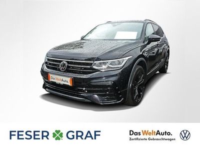 Deep black perleffekt Gebraucht 2022 VW Tiguan Allspace R-line SUV | 46.840 €