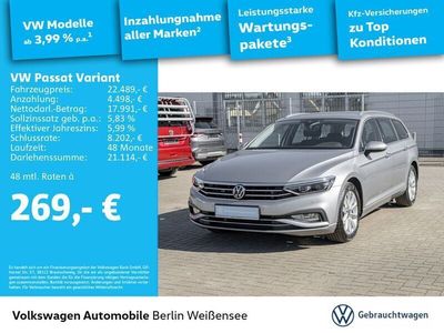 Gebraucht VW Passat Business 150 PS (110 kW) 2020 Silber Kombi