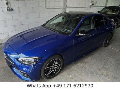 Gebraucht Mercedes C220 AMG Line Premium Plus 200 PS (147 kW) 2022 Spektralblau 970u Limousine