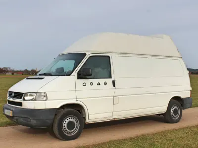 Käytetty VW Transporter 102 HP (75 kW) 2003 Valkoinen Van