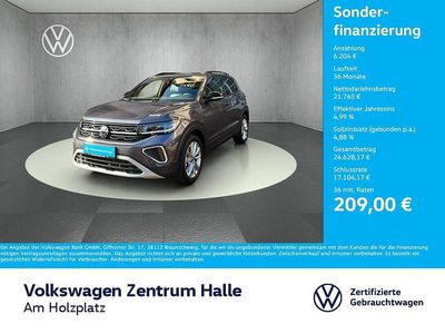 Gebraucht VW T-Cross Goal 116 PS (85 kW) 2024 Rauchgrau metallic SUV