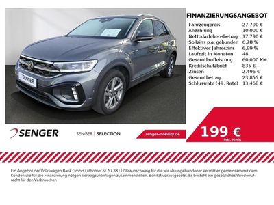 gebraucht VW T-Roc 1.5 TSi R-Line DSG LED Navi App Connect