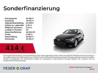 Usata Audi A3 204 CV (150 kW) 2025 Nero Berlina