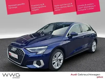 Używany Audi A3 Advanced 150 KM (110 kW) 2022 Niebieski Sedan/Limuzyna