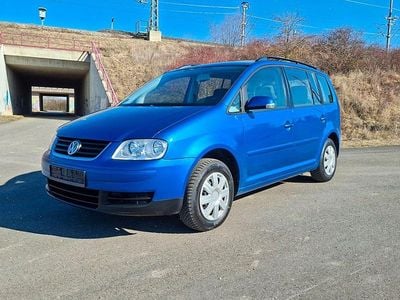 Gebraucht VW Touran 116 PS (85 kW) 2004 Blau Van / Kleinbus