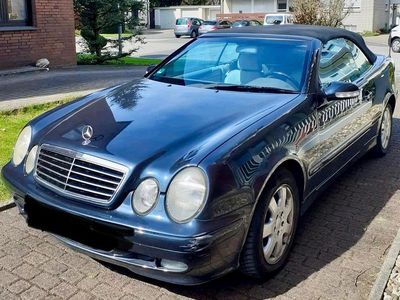 Gebraucht Mercedes CLK200 160 PS (117 kW) 2001 Blau Cabrio