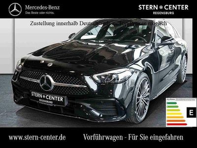 Gebraucht Mercedes C180 AMG 170 PS (125 kW) 2026 Metalliclack obsidianschwarz Limousine