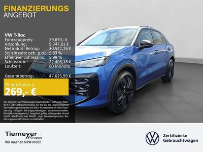 Neu VW T-Roc R-line 150 PS (110 kW) 2026 Blau SUV