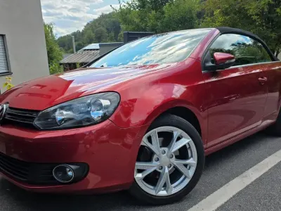 Gebraucht VW Golf Cabriolet Sport 105 PS (77 kW) 2012 Rot Cabrio