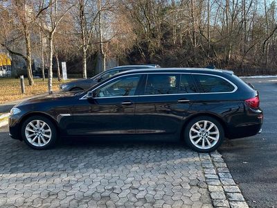 Gebraucht BMW 520 Luxury Line 184 PS (135 kW) 2014 Schwarz Kombi