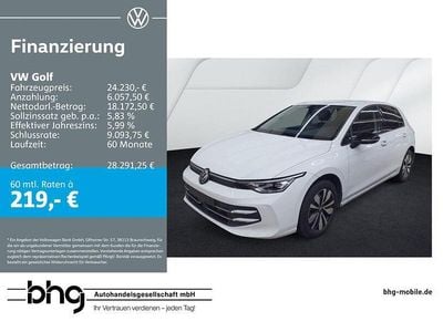 Gebraucht VW Golf VIII 116 PS (85 kW) 2025 Weiß Limousine