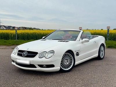 Usata Mercedes SL55 AMG AMG 500 CV (367 kW) 2003 Bianco Cabrio