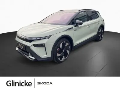 Gebraucht Skoda Elroq First Edition 210 kW (286 PS) 2025 Timianogrün blackmagic perleffekt SUV