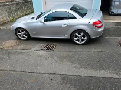Gebraucht Mercedes SLK200 163 PS (119 kW) 2004 Silber Cabrio