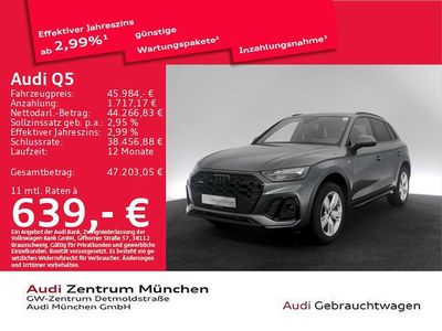 Gebraucht Audi Q5 S-Line 204 PS (150 kW) 2023 Daytonagrau perleffekt SUV
