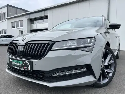 Gebraucht Skoda Superb SportLine 200 PS (147 kW) 2022 Steelgrau Kombi