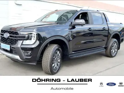 Ny Ford Ranger Wildtrack 205 HK (150 kW) 2025 Sort Pickup / Ladvogn