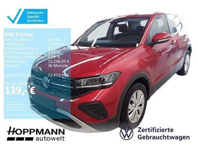 Gebraucht VW T-Cross 95 PS (69 kW) 2025 Rot SUV