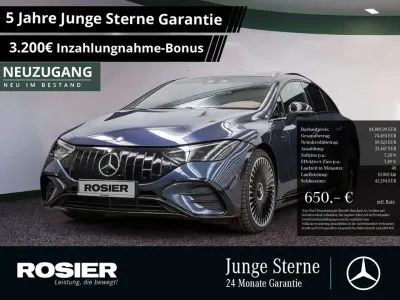 Używany Mercedes EQE AMG 53 Premium 505 kW (687 KM) 2025 Niebieski Sedan/Limuzyna