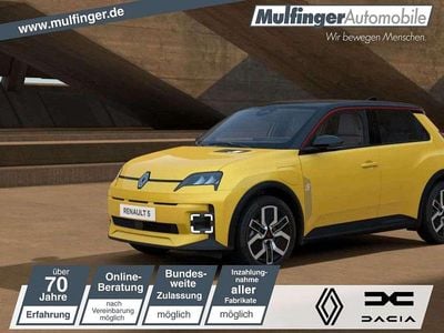 Neu Renault 5 E-Tech Komfort 110 kW (150 PS) 2026 Popyellow, dach in black pear Kleinwagen