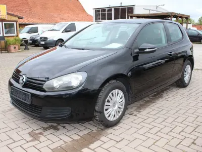 Gebraucht VW Golf VI Trendline 80 PS (58 kW) 2009 Schwarz Kleinwagen