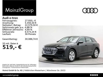 Gebraucht Audi e-tron 230 kW (313 PS) 2022 Brillantschwarz SUV