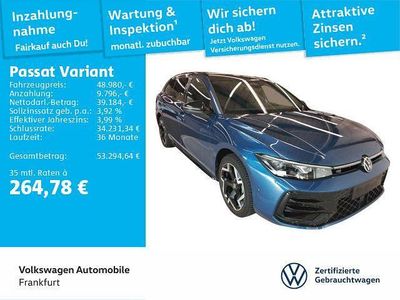 Second-hand VW Passat R-line 272 CP (200 kW) 2025 Albastru Break