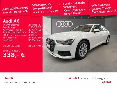 Używany Audi A6 Premium 265 KM (194 kW) 2023 Biały Sedan/Limuzyna