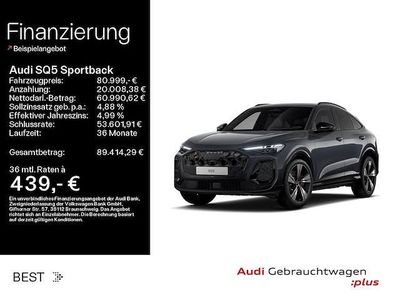 Gebraucht Audi SQ5 Sportback Edition .1 367 PS (269 kW) 2025 Tamboragrau metallic (metallic) SUV