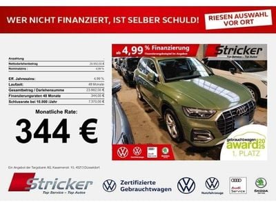 Gebraucht Audi Q5 Advanced 163 PS (119 kW) 2021 Distriktgrün metallic (metallic) SUV