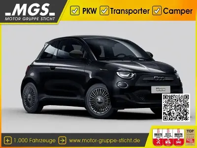 Neu Fiat 500 Icon 65 PS (47 kW) 2026 Onyx schwarz Limousine