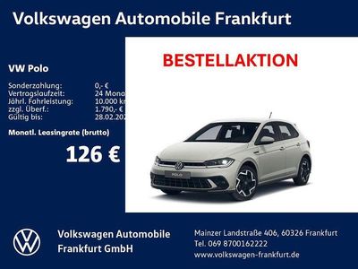 Grau Neu 2026 VW Polo R-line Limousine | 26.380 € (Fairer Preis)