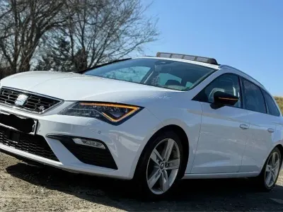 Usata Seat Leon FR 190 CV (139 kW) 2018 Bianco Station wagon