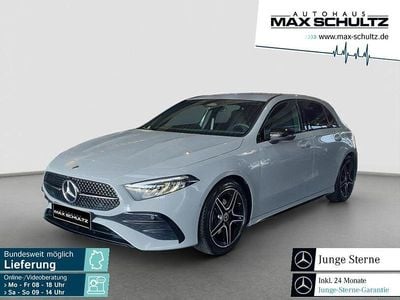 Gebraucht Mercedes A180 AMG line 136 PS (100 kW) 2025 Manufaktur lack manufaktur alpingrau uni Limousine
