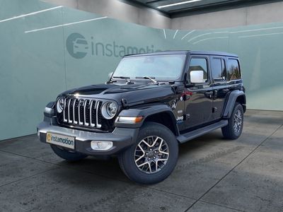 gebraucht Jeep Wrangler Unlimited WranglerSahara 4xe PHEV+OVERLAND+POWER-SOFT-TOP+LED+LEDER