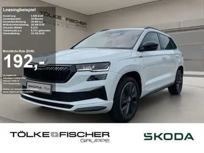 Gebraucht Skoda Karoq SportLine 150 PS (110 kW) 2023 Weiß SUV