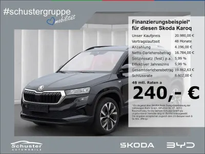 Gebraucht Skoda Karoq Tour 150 PS (110 kW) 2022 Schwarz SUV