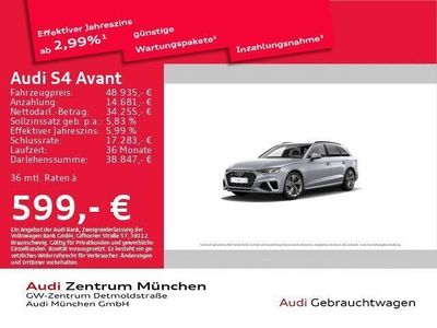 Nardograu uni Gebraucht 2022 Audi S4 Ambiente Kombi | 50.774 € (Teuer)