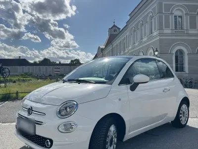 Gebraucht Fiat 500 Lounge 69 PS (50 kW) 2018 Weiß Kleinwagen